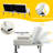Modern Convertible Futon, Adjustable Folding Sofa Bed-542931737