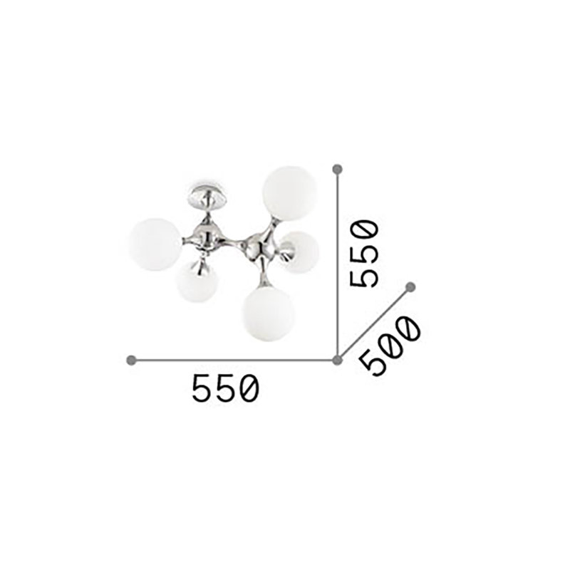 Flush Mount, Brass
