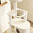 Simple Off-white Cat Climbing Frame