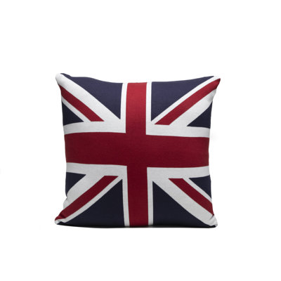 Geometric Cotton Blend Reversible Throw Pillow