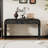 Retro Console Table With Hidden Drawers And Functionality-806113196