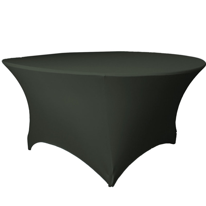 Nappe Spandex, R 30 po x H 30 po, Noir