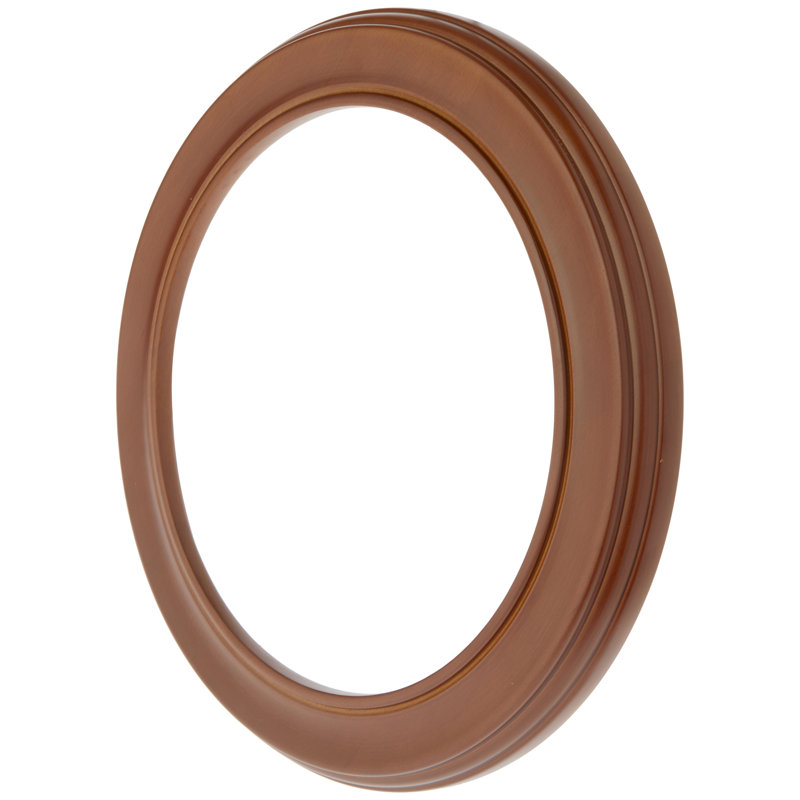 Latitude Run Wall Mountable Plate Frame, Walnut, 0.875" H x 11.25" W x 11.25" D