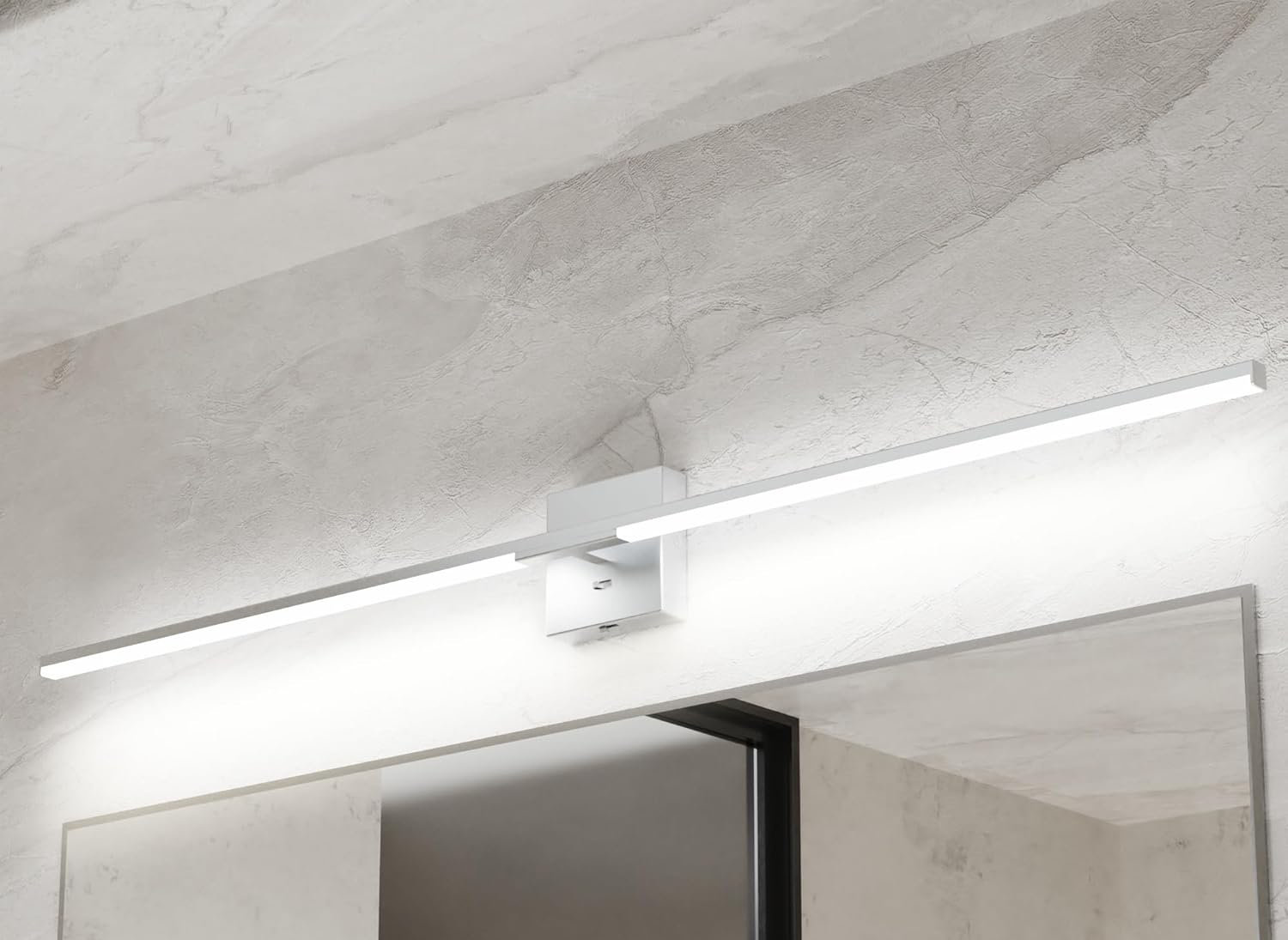 Orren Ellis Modern Bathroom Vanity Light With Built-In Dimmer, 28W 5Cct ...