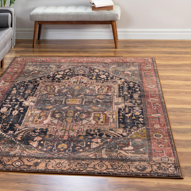 Oriental Indoor Rug, Rectangle 7'10" x 10'4"