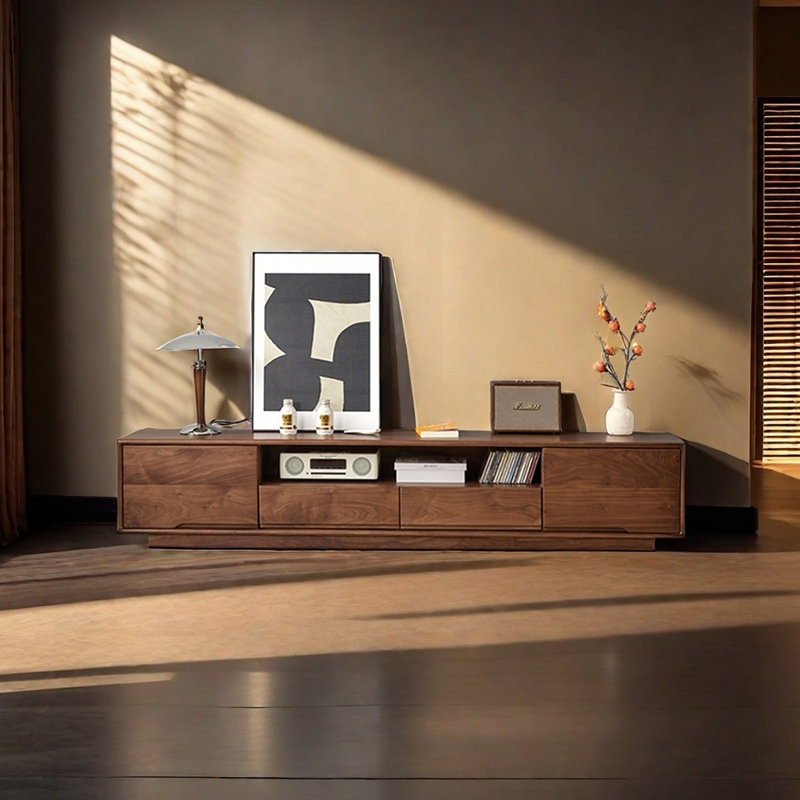 TV Stand with Open Storage, 15.74" H x 70.86" L x 15.74" W