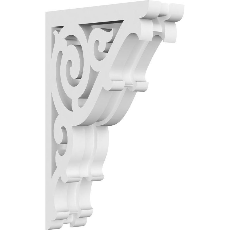 1 7/8"W X 5"D X 8"H Athens Architectural Grade PVC Corbel, 8" H x 5" W x 1.875" D