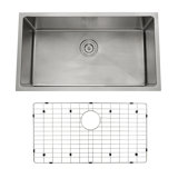Island 32'' L Stainless Steel Undermount Single Basin Kitchen Sink