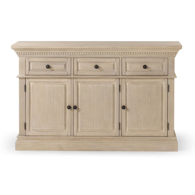 Buffet en bois Maven Lane Theo, Blanc