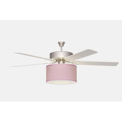 Abat-jour en lin pour ventilateur de plafond P 8 po x 15 po de diamètre + Ensemble d'adaptateur de ventilateur + Diffuseur (tout est nécessaire dans 1 boîte)