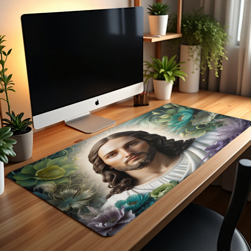Polyester Desk Pad, 23.6x13.8