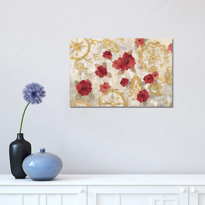 " Elegant Fresco Red Gold " by Silvia Vassileva