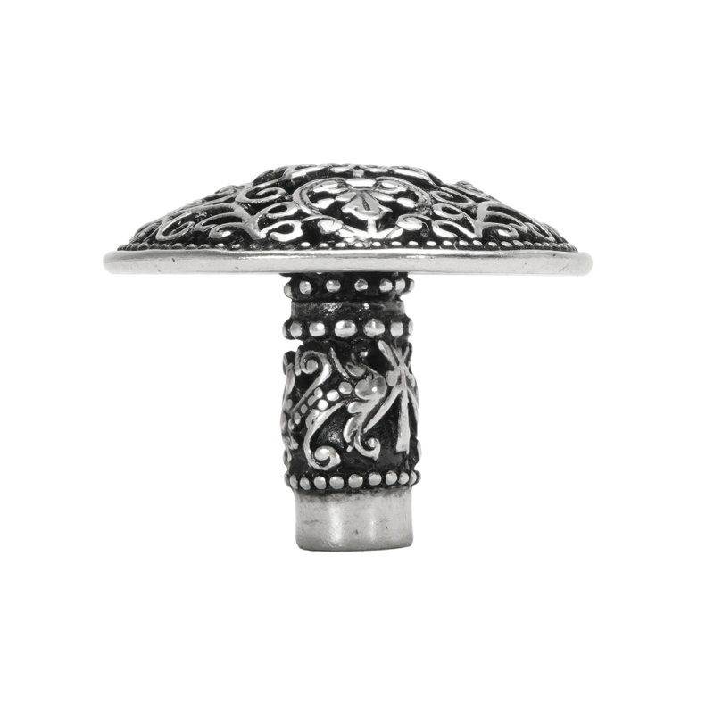 Juliane Grace large knob in Gilded Mercury, Silver
