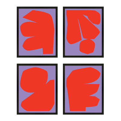 Akita "Module Minimalism" 4-Piece Print Set