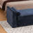 88.5" W Slipcovered Chenille Upholstered Bench-686784358