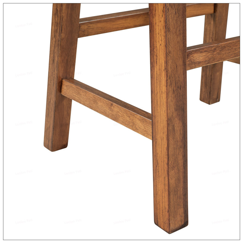 2PCS Wooden Counter Stools