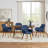 Aroya Linen Swivel Dining Armchair(Set of 4)-10961515