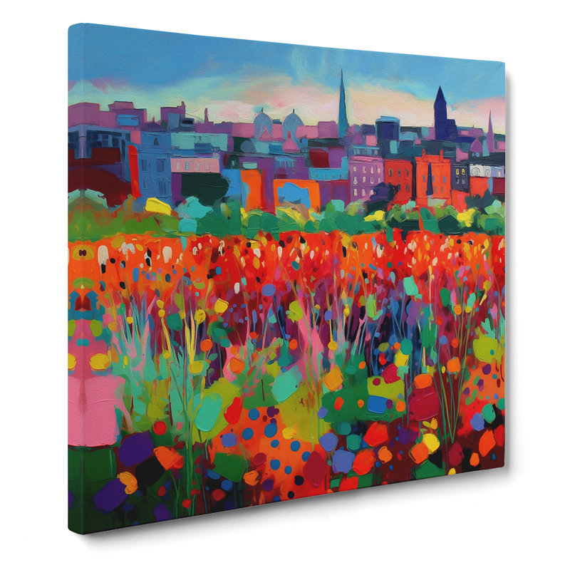 London Colour Field No.1 - Wrapped Canvas, 50cm H x 50cm W x 3cm D
