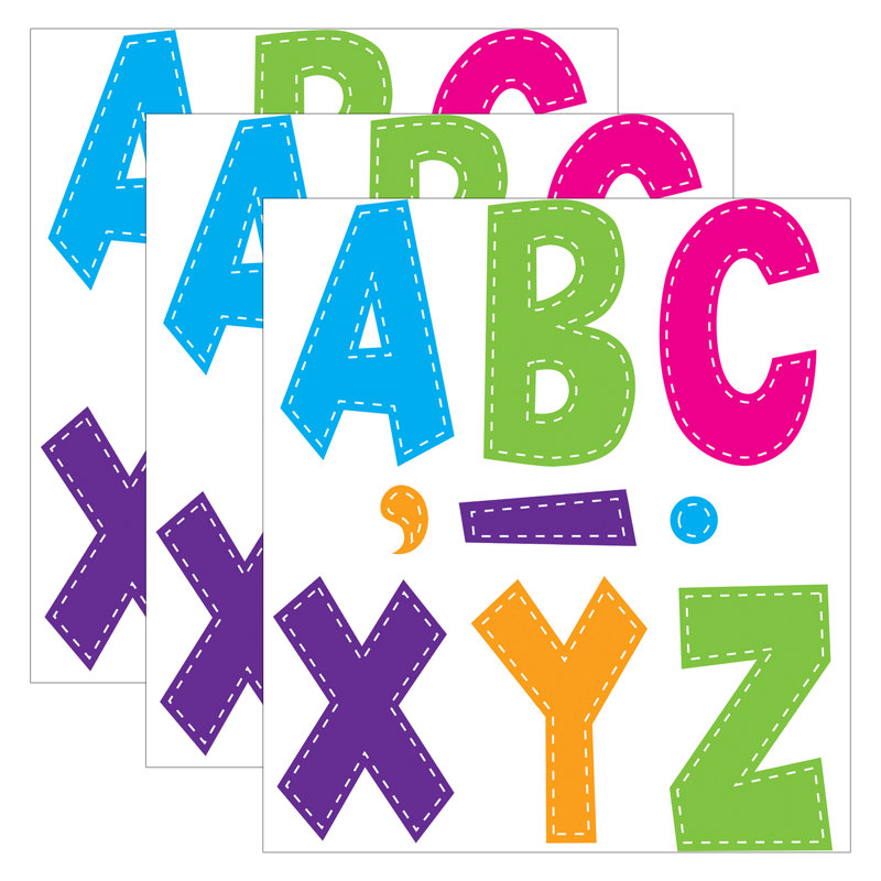 Ensemble de lettres amusantes