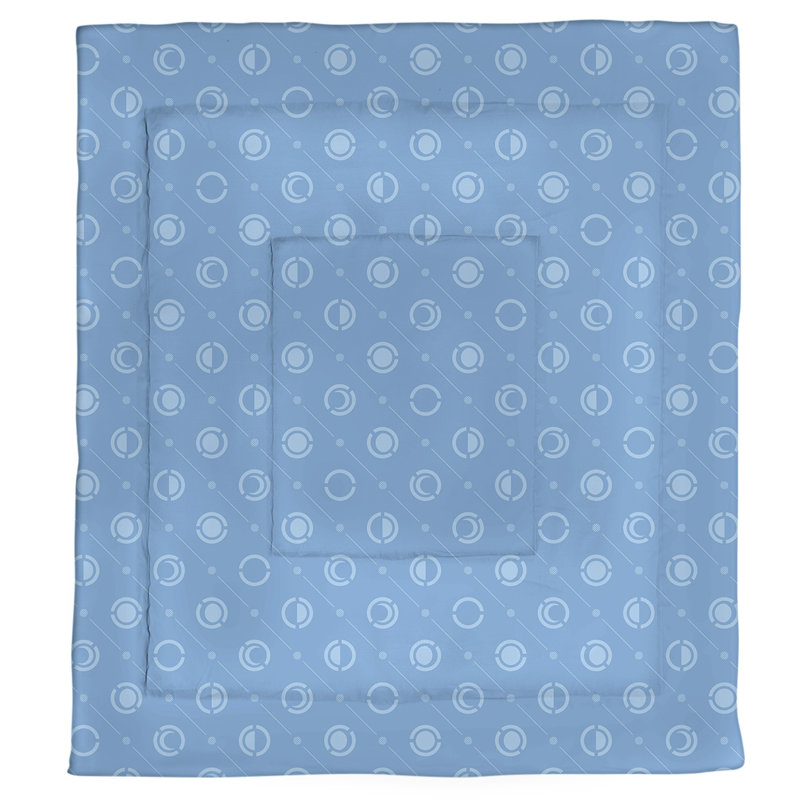 Noira Gothard Polyester Comforter, Queen Comforter, Medium Teal