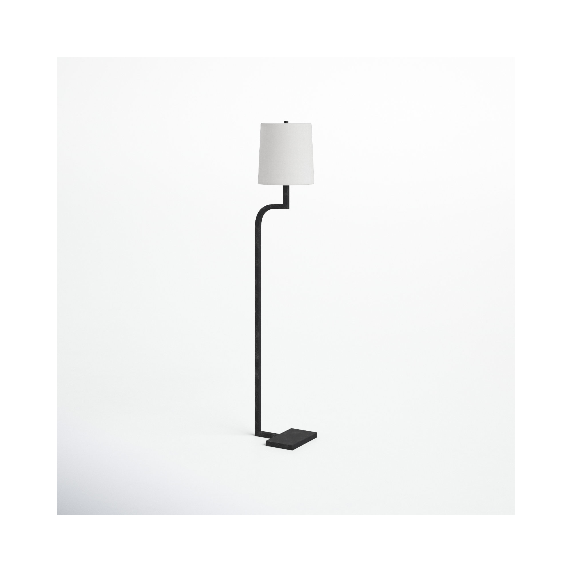 Hawthorne 53" Floor Lamp, Rusty Black, 100 W