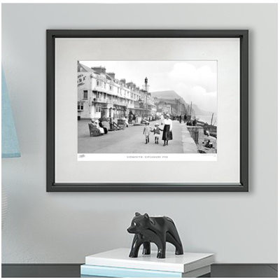 Sidmouth, Esplanade 1918 by Francis Frith - Single Picture Frame Print