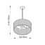 Anesty 3 - Light Drum Chandelier