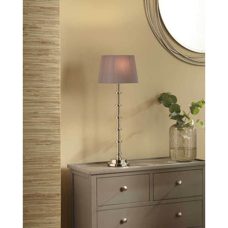 Martha Oval Silk Mix Tapered Lampshade, Brown, 25cm H x 45cm W x 27cm D