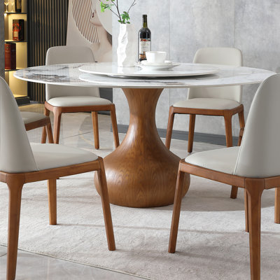 Dining Chairs Set Of 2, Modern PU Leather Dining Wooden Legs For Living Kitchen Dining Room (Set Of 2)