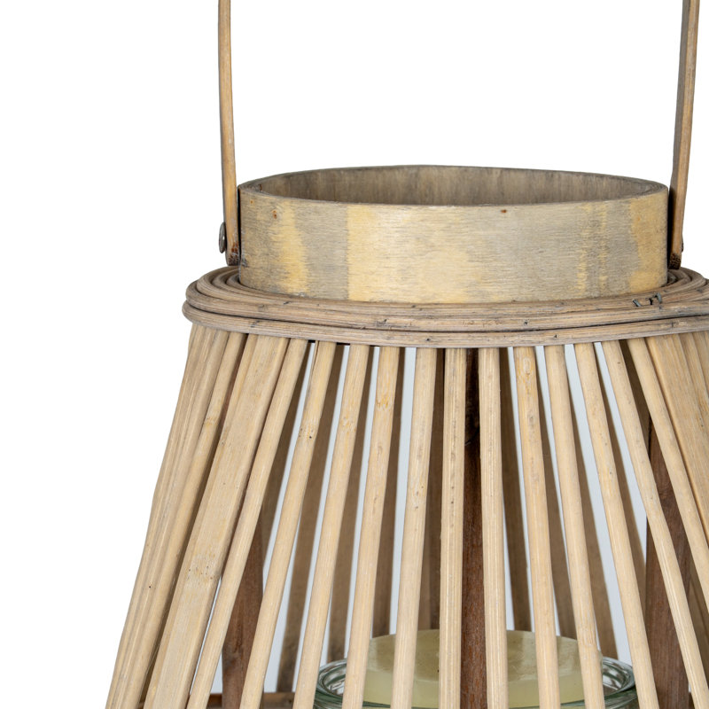Andrian Wicker Candle Accessories, 35cm H x 26cm W x 26cm D