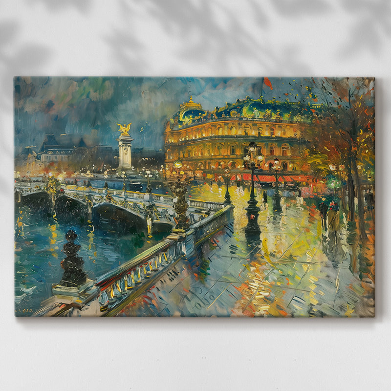 Série paysage - Cxx - Cavas enveloppés de galerie, 8 x 12