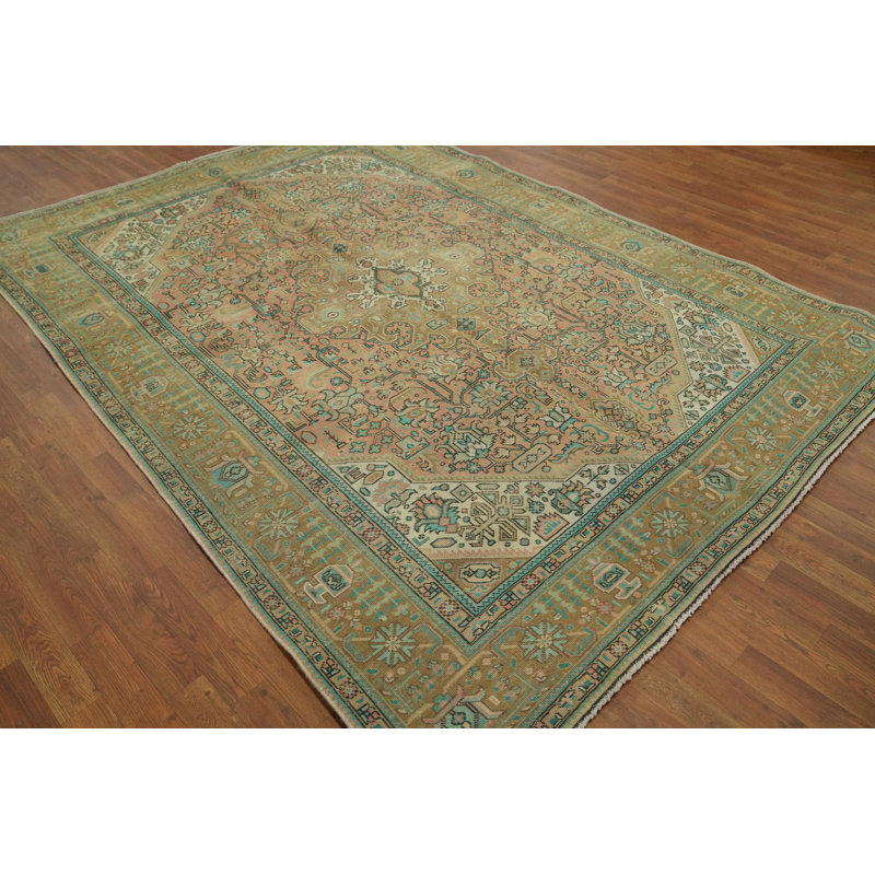 Distressed Traditional Area Rug 7x10