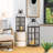 Wood and Metal Tabletop Lantern-702823661-703904104