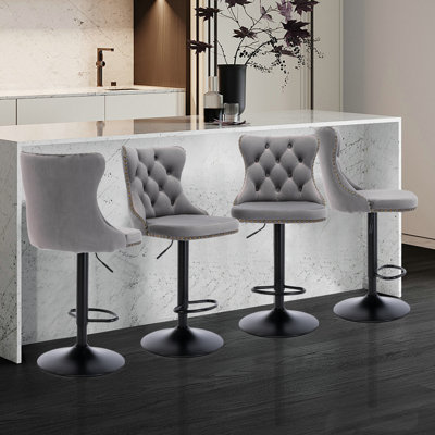 360°Swivel Adjustable Counter Height Bar Stools