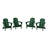Laguna HDPE Folding Adirondack Chair-153412294