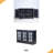 44.96" W Storage Cabinet With 3 Mirrored Acrylic Doors, Sideboard With Adjustable Shelves For Living Room Dinning Room Kitchen-534882706
