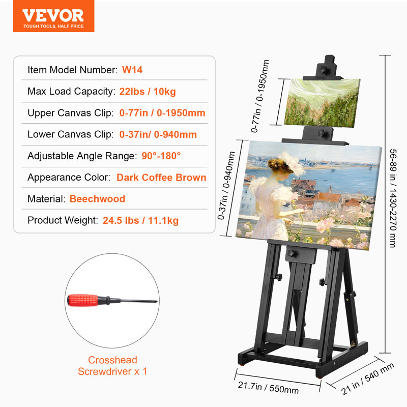 VEVOR Wood Easel