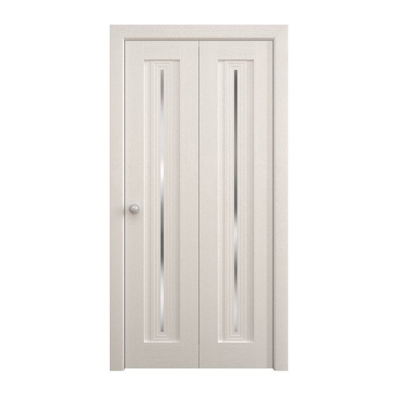 Portes coulissantes pliantes pour garde-robe | Ego 5014 | Ensemble de quincaillerie pour moulures robustes | Portes de garde-robe de chambre en bois massif