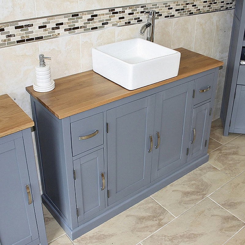 Tulum 1230mm Single Bathroom Vanity with Vessel Ceramic Basin