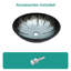 Lavabo vasque en verre trempé craquelé Artistic-123626458-123626460