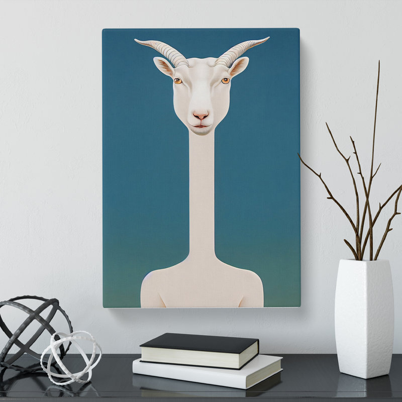 Goat - Wrapped Canvas, 60cm H x 40cm W x 3cm D