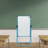 36" x 24" Double Sided Height/Angle Adjustable Magnetic White Board