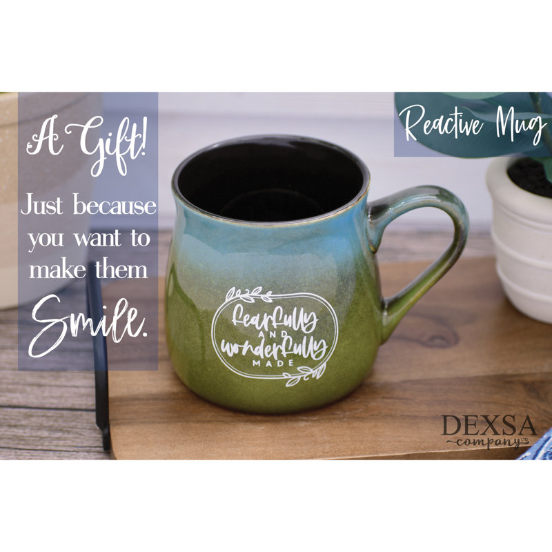 Tasse en céramique de conception craintive et merveilleuse - 16 oz