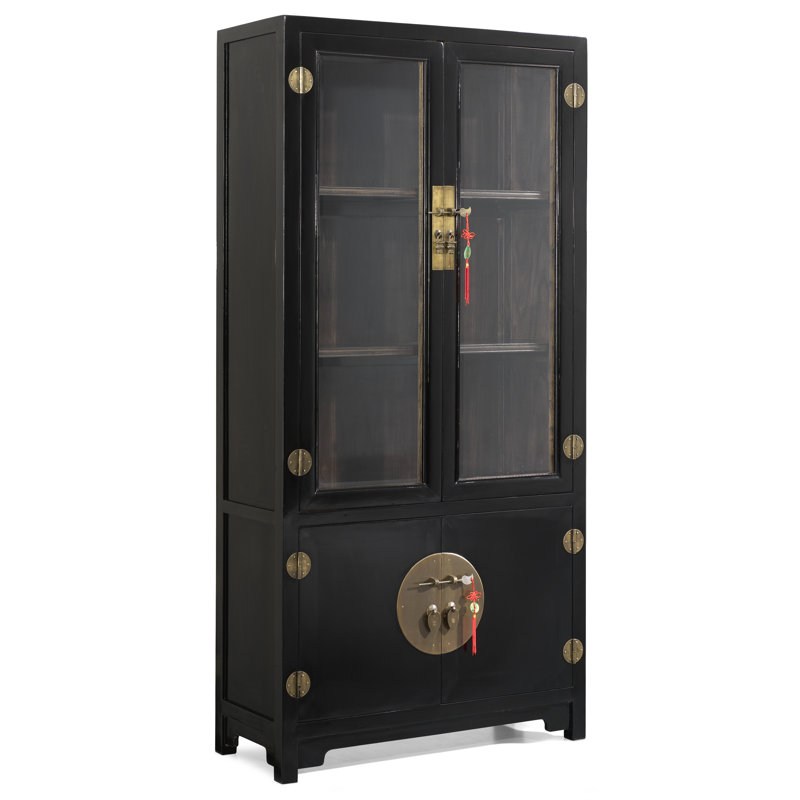 Hangzhou Display Cabinet, Black Lacquer