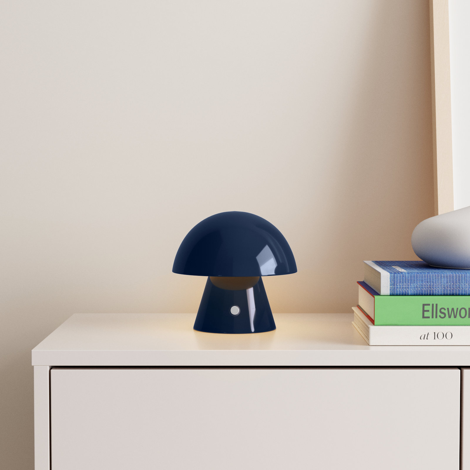 Xyanna Metal Desk Lamp, Navy