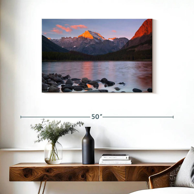 Coucher de soleil fantaisiste Alvord Montana, H 24 po x l 36 po