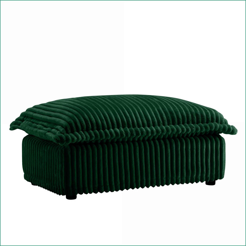 Sofa, Modern Corduroy Sage Green with Removable Covers | Wood Frame | Corduroy Fabric, Green Corduroy