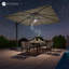 Parasol en porte-à-faux carré Gilda-263826253