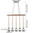 Ackler 6 - Light Natural Geometric Pendant