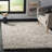 Adessa Shag Performance Chevron Rug-1854777215